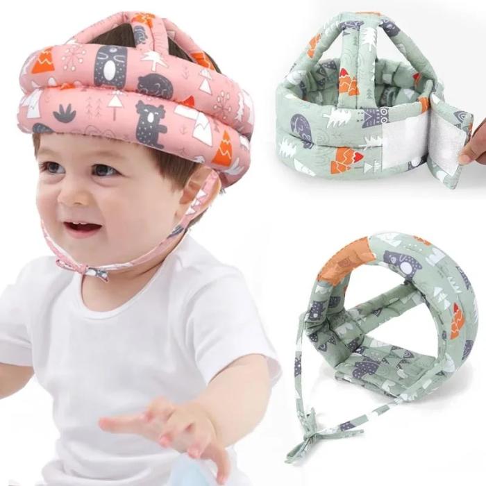 Safety Helmet Baby Kids Head Protection Hat for Walking Crawling Children Learns To Walk Bump Caps-000122